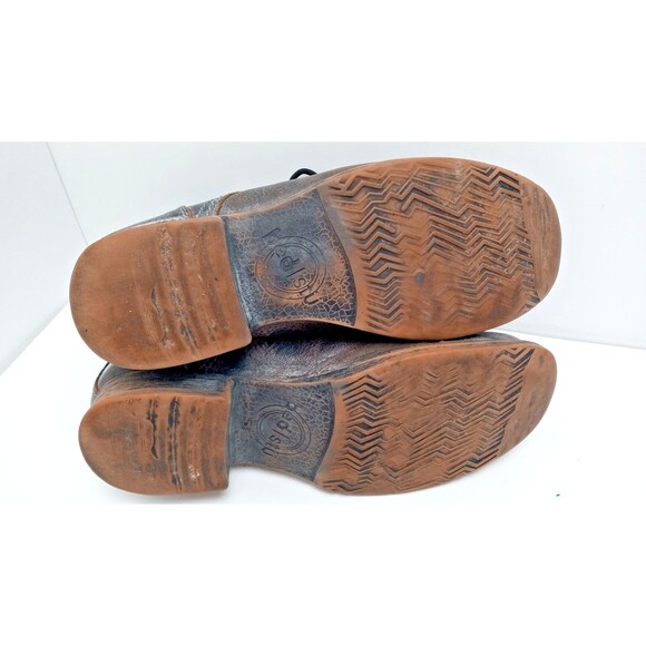 Bed Stu Protégé Combat Boot Mens sz 10 Brown Rustic Distressed Cap Toe Chukka - Picture 6 of 11